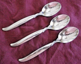 1847 Rogers IS Silverplate 3 Teaspoons Flair Pattern 6&quot; GUC - £9.45 GBP