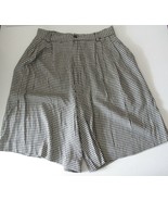 Toffs Women Black and White Houndstooth Pattern Shorts Size 8P - $13.86