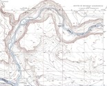 Mouth of Bruneau Quadrangle Idaho 1946 USGS Topo Map 7.5 Minute Topographic - $23.99