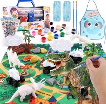 FiGoal Kids Arts Crafts Set Dinosaur Toy Painting Kit, Creative Your Own... - £18.67 GBP