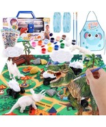 FiGoal Kids Arts Crafts Set Dinosaur Toy Painting Kit, Creative Your Own... - $23.75