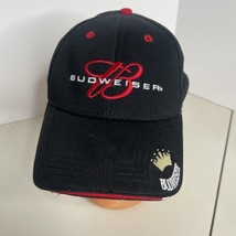 Budweiser Beer black Red Hat Cap Crown King If Beers The Game Tag Adjust... - $9.49