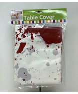 Blood Spatter Zombie Party Tablecover - Party Supplies - 1 Piece ~ 54&quot; x... - $13.27 CAD