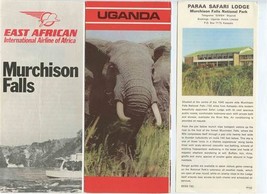 East African International Airline of Africa Murchison Falls &amp; Uganda Brochures - £17.36 GBP