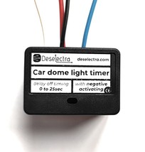 Car dome interior light delay switch timer 1 to 25 sec 1A 12V negative switching - £8.76 GBP