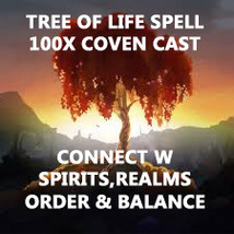 100X Coven Cast Tree Of Life Connect To Spirits, Realms Order & Balance Magick - £78.83 GBP