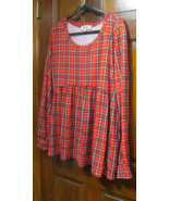 Holiday plaid shirt by Haptics Holly Harper 3X - €14,50 EUR