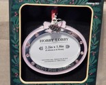 Blue Oval Picture Frame Ornament Boy 2.2&quot; x 1.8&quot; Baby&#39;s First Christmas ... - $10.49