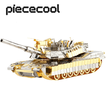 3D Metal Puzzle Model Building Kits-M1A2 Sep Tusk Ii Tank Diy Jigsaw - £27.86 GBP