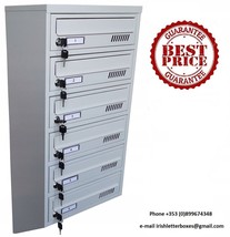 Enigma 6 Multiple Postbox- 6x Multi Occupancy Indoors Mailboxes Letter box - £171.89 GBP