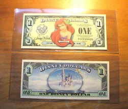 2007 DISNEY DOLLAR - ARIEL - Mint Condition - THE LITTLE MERMAID - &quot;T&quot; S... - $34.95