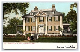 Longfellow&#39;s Home Cambridge MA Massachusetts 1905 UDB Postcard U13 - £2.40 GBP