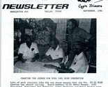 BISE Braniff International Silver Eagles Newsletter September 1981  - $31.64