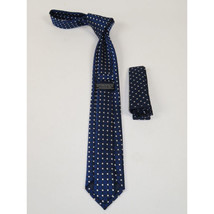 Mens Narrow Tie/Hankie Set Microfiber Silky Vito Rofolo by J.Valintin VTR-81 image 2