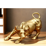 Wall Street Bull Market Resin Ornaments Fortune Statue Wealth Figurine, ... - £21.07 GBP