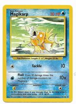 35/102 Magikarp WOTC Base Set Pokemon Card Non Holo Excellent - $7.99