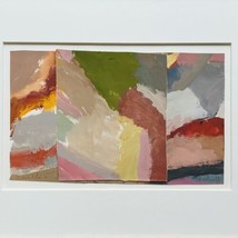 Abstract Original Painting Signed JoAnn Ugolini Berkley Ca Framed Matted 18 x 22 - £189.08 GBP