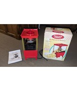 Intertek Electrics Old Fashioned Hot Air Popcorn Maker Cart New Open Box - $49.49