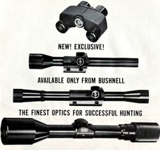 Bushnell Optics Scopes 1964 Advertisement Hunting Accessories Binoculars... - £24.59 GBP