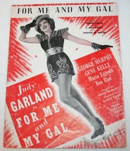 Vintage 1942 For Me And My Gal Sheet Music Judy Garland Gene Kelly Mgm Musical - £7.76 GBP