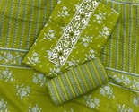 Pure Cotton Work Suits- Cotton Suits-Unstitched Suit Set For Women and G... - $55.00