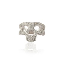 Icedout Skull Ring - Memento Mori Ring - Gothic Ring - Skull Jewellery - Biker R - £109.49 GBP