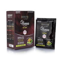 Hemani Burgundy Hair Henna 60g - Ammonia-Free Herbal Coloring - £6.66 GBP