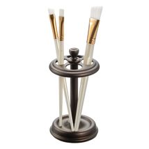 iDesign Steel Toothbrush Holder Stand The York Collection  Four Divided... - $480.72 MXN