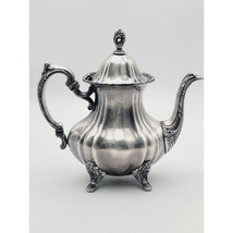 VTG Lancaster Rose Teapot 10&quot; Silver Plate by Poole EPCA 400  - $1,355.11 MXN