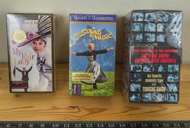 Vtg Sealed VHS Lot Johnny Carson Collection Sound Of Music My Fair Lady hk - $30.68