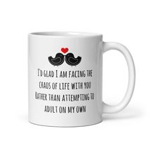 Millennial Valentine&#39;s Day Mug For Young Couples Sarcastic Sentimental Adulting  - £7.83 GBP+