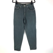 Abercrombie &amp; Fitch Womens Mom Jeans Vintage Tapered High Rise Dark Green 4 - £22.52 GBP