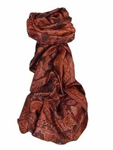 Jamawar Premium Silk Stole Pattern 4020 by Pashmina &amp; Silk - £90.25 GBP