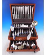 Empire by Buccellati Italy Sterling Silver Flatware for 12 Set 71 pcs Di... - €26.298,06 EUR
