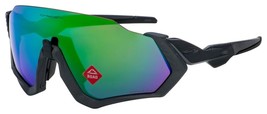 Oakley Flight Jacket Sunglasses OO9401-1537 Steel Color W/ Prizm Road Jade Lens - $98.99