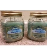Pine Needle Christmas Candle | Blue Mountain | Double Wick 24 oz Large (... - $47.39