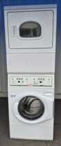 SPEED QUEEN ELECTRIC STACK WASHER/DRYER MODEL LTEE5ASP175TW01 SN:2007000... - $1,782.00