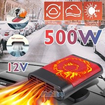 360 500W Car Heater Dc 12V Heating Cooling Fan Windshield Defroster Demi... - $54.99