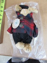 NOS Boyds Bears Emily Babbit 915008 Bunny Rabbit Plush Plaid  B49 D* - £17.59 GBP