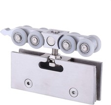 Shower Door Rollers, Nuzamas, 4 Roller Runners, Wheels,, 12Cm, Maximum 4... - $34.93