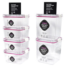 Visto Store and Stack Food Storage Cubes 6 Piece Set - £28.02 GBP