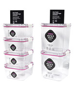 Visto Store and Stack Food Storage Cubes 6 Piece Set - £27.49 GBP