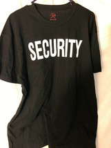 New without Tags Brand Military Style Black Security T Shirt  Large - £12.74 GBP