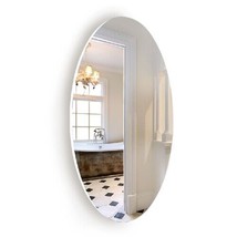 Wall Mounted Bathroom Mirror, HD Makeup Mirror, 25&quot; Round Mirror - £54.45 GBP