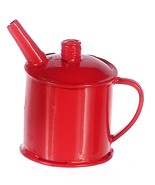 Dollhouse Miniature - 5 GALLON RED GAS CAN - 1/12 Scale - $11.99