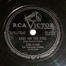 Eddy Arnold 78 Easy On The Eyes / Anything That&#39;s Part Of You E4 - £3.08 GBP