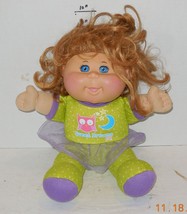 2013 Jakks Cabbage Patch Kids Plush Toy Doll CPK Xavier Roberts OAA Green Purple - £19.40 GBP