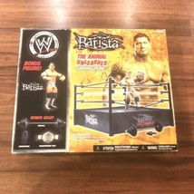 Autograph Dave Bautista WWE The Animal Unleashed Ring w/ Batista Figure &amp; Belt - £110.80 GBP