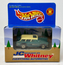 Vintage Hot Wheels JC Whitney Blue And White &#39;55 Chevy Nomad Limited Edi... - $10.95