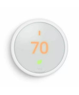 Complete Kit!  Google Nest T4001ES Nest Thermostat E Smart - White T4000ES - £51.77 GBP